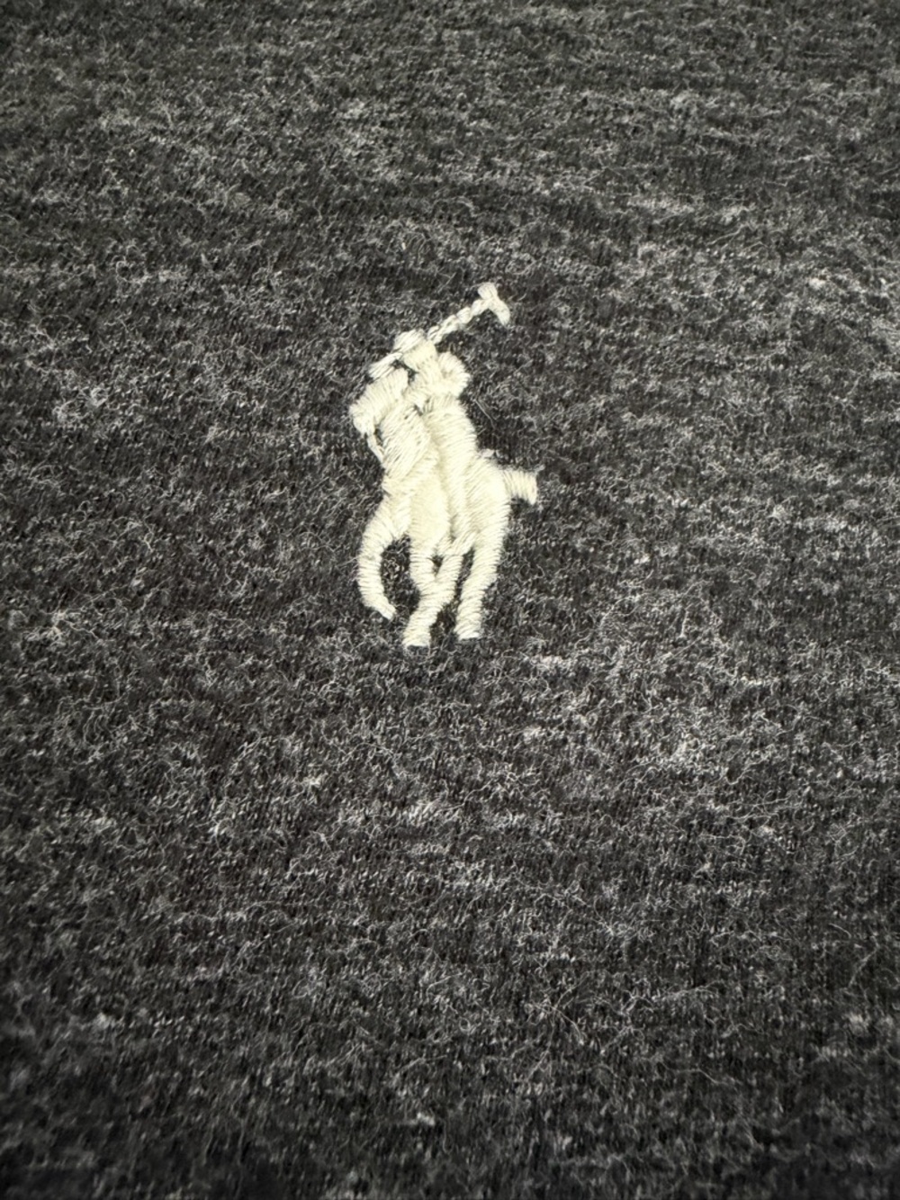 POLO RALPH LAUREN Gray Classic Pony Logo Crewneck T-Shirt Casual Essential size - Picture 3 of 7
